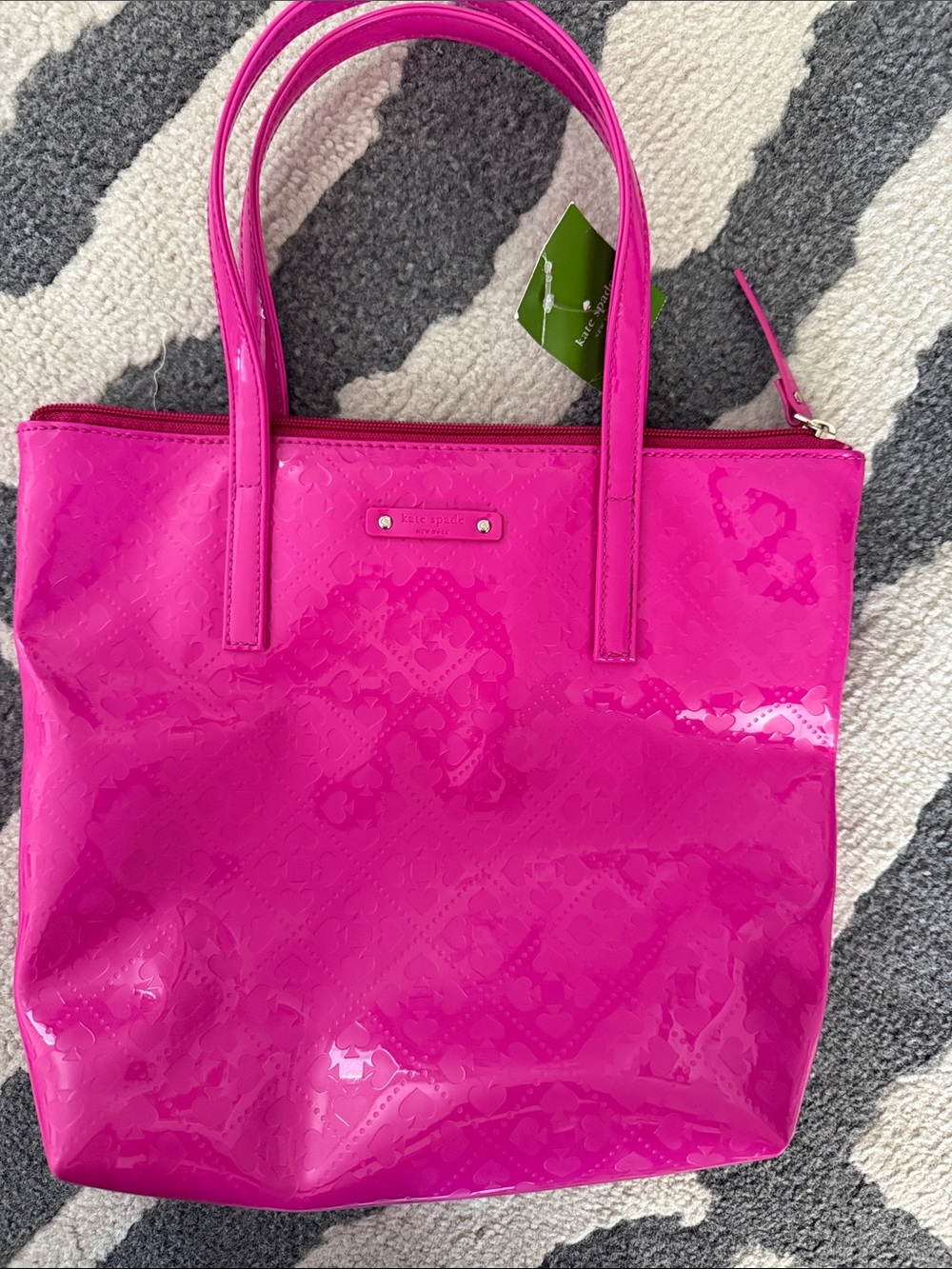 kate spade Hot Pink Patent Tote